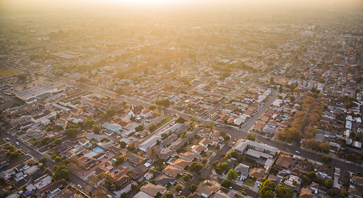 Aerial Neighborhood: SoCal